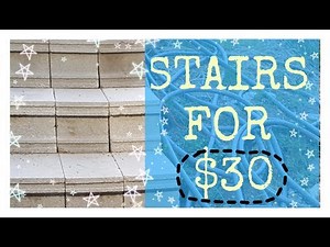 DIY Stairs built into a Hill