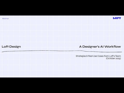 A Designer's AI Workflow: Webinar