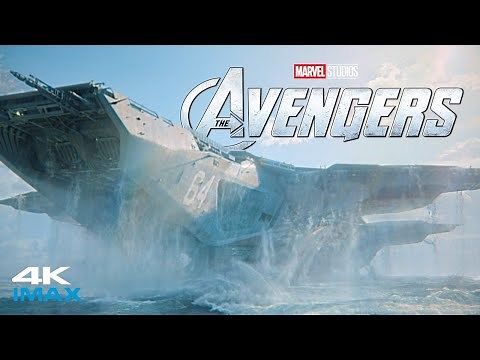 Helicarrier Take-Off Scene | The Avengers (2012) 4k IMAX Clip