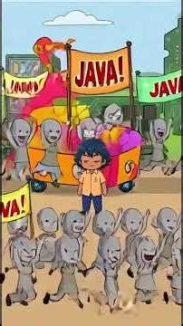 JAVA 3 Billion Fans and JAVASCRIPT Gets Canceled #programmingmemes #programming #animation