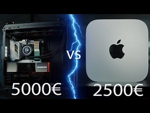 MAC Mini M4 Pro 2500€ vs PC Windows Ultra 5000€ : BATTLE EN MONTAGE VIDÉO (qui gagne ???)