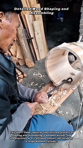 Detailed Wood Shaping and Assembling