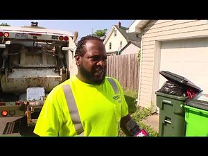 Hidden Camera Captures Ohio Crew Dumping Recycling Cans with Trash