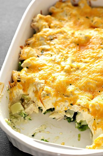 Mom's Easy Chicken Broccoli Casserole (Chicken Divan) Recipe