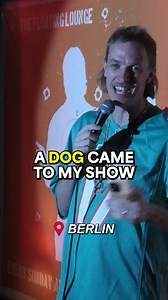 Nothing beats having a dog at a show, especially in Berlin.. | Frenchy