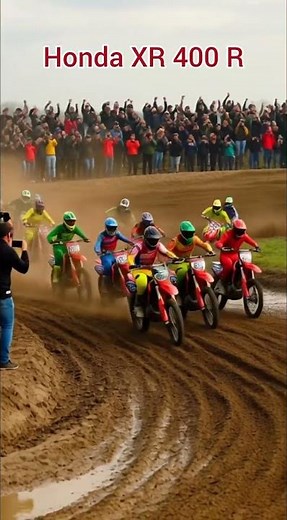 Honda XR400R Desert Race 🔥 Legendary Off-Road Dirt Bike in Action! | Extreme Mud & Sand Ride 2026