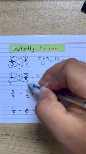 Butterfly Method 📕#reels #fyp #math #mathematics #numbers #trick #fbreels #explorepage #trend #viral #hacks #MathHelp #mathgenius #education #lessons #reelsfb #mathlove #mathtutor #mathtips #mathisfun #MathWiz #reelsvideo #reelsviral #reelsfb #reelsinstagram #mathreview #MathChallenge #education #educational #MathHacks | Math Wiz