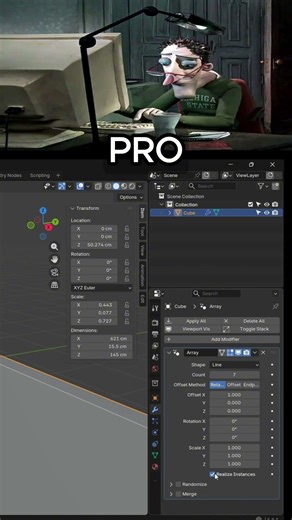 Noob vs PRO with @n3kded #GameAssets #3D #Blender #UnrealEngine #UE5 #tutorial