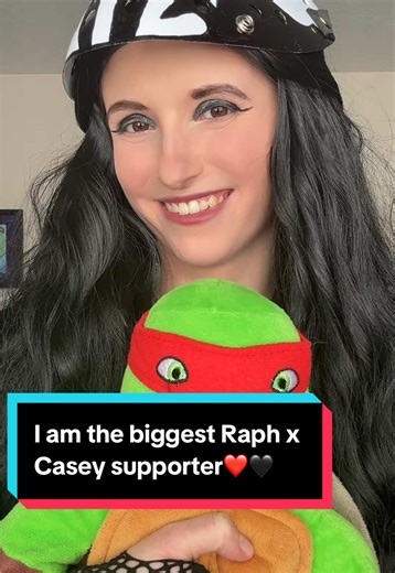 I am the biggest Raph x Casey supporter❤️🖤 #tmnt #teenagemutantninjaturtles #anime #cosplay #cartoon