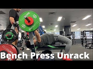 How to Unrack in the Bench press