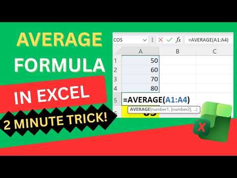 “Excel AVERAGE formula tutorial” #excel #averageformula
