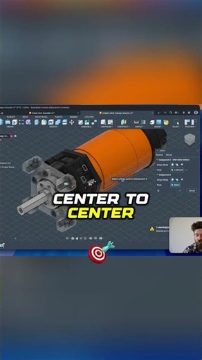 EASIER Joint Placement Using Holes & Centers! #CAD #robotics #engineering