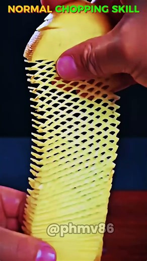 Normal chopping skill vs This guy