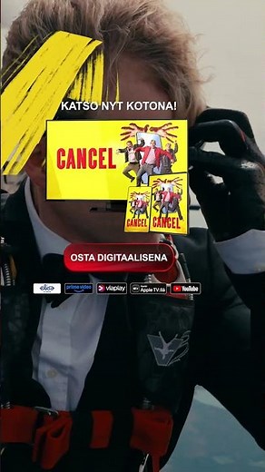 Ui juma! 😎🔥💯 Katso nyt kotona Nikon ja Santun sekä Weksin leffa CANCEL 💥🎬