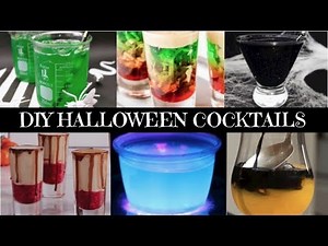 DIY Easy Halloween Cocktails