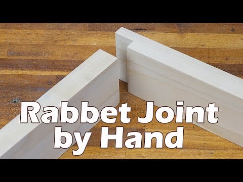 How to Cut an End-Grain Rabbet Joint with Hand Tools