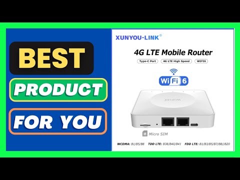 4G LTE Router WiFi 6 SIM Card Modem