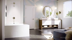 Amazing how something as sleek and stylish as the Xander Bath Collection can be so affordable. | Peerless | Facebook