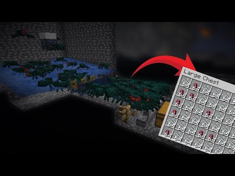How to make the BEST Cave Spider XP Farm in Minecraft