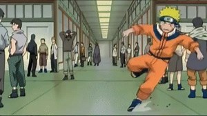 The bathroom line (from Naruto OVA) on Make a GIF