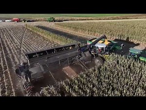 High-Moisture Corn Harvest in Nebraska with Nexat System | Amazing Harvesting Technology