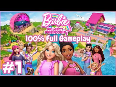 👉 Barbie Project Friendship 🎀✨ | PC | 100% Full Gameplay Walkthrough | Part 1 | Games 4 Kids!