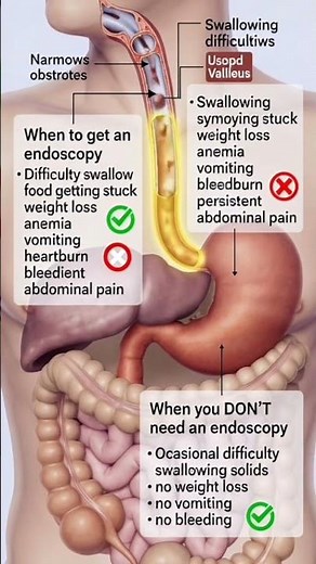 When Swallowing Problems Require $3,000 Endoscopy (And When They Don't)| Bio Anatomy Art|Gut Health