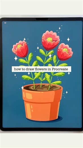 How to draw in procreate in posca art style