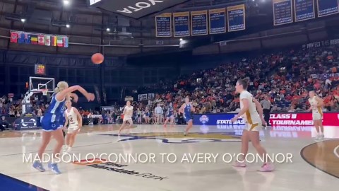 Baker basketball player Avery O'Connor to reunite with sister Madison at Montana State