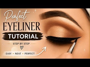 Perfect Eyeliner Tutorial for Beginners | Easy & Neat Eye Makeup Look Rani ch