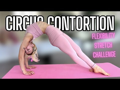 Contortion Backbend Difficult Circus Trick! Daily Flexibility Flow Routine! (4K)
