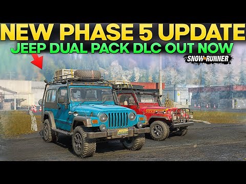 New Phase 5 Update Jeep Dual Pack DLC Out Now in SnowRunner Everything You Need to Know