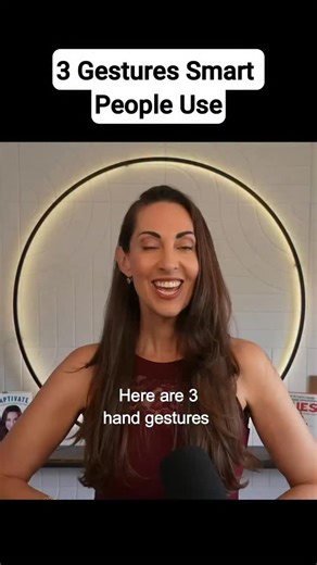 1.5K views · 26K reactions | Try one of these 3 hand gestures today! They’re subtle, science-backed ways to instantly look more intelligent. Just pick the one that feels most natural to you. The key is authenticity! If you want more ideas of what to do with your hands I have a list of 60 hand gestures you can use (and what they mean!) https://www.scienceofpeople.com/hand-gestures/ | Vanessa Van Edwards | Facebook