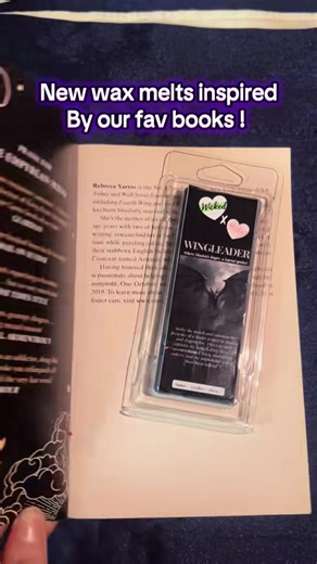 Your home deserves a little magic ✨ Only a few wax melts remain, inspired by Wingleader, Illyrian, and Fireheart. (Only ONE Wingleader left !) Snag yours before they disappear and let your space smell as powerful as it feels 🕯️🔥 £8.50 each or buy the set for £21! #waxmelts #bookscents #booktok #bookmerch