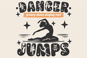 Dance Font | Groovy Ballet Font | Dancer Alphabet Letters | SVG OTF TTF - Etsy