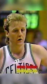 "It Will Hit The Rim Twice." 🔮 Larry Bird Is A PSYCHOPATH. #larrybird #celtics #nba #trashtalk #nba