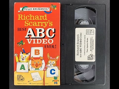 Richard Scarry's Best ABC Video Ever - VHS - Rip!
