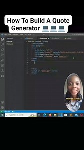How To Build A Quote Generator 💻💻💻 #quotes #project #programming #videos #coding #everyone #jadexartsacademy | Jadexarts Academy