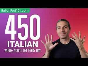 450 Italian Words You'll Use Every Day - Basic Vocabulary #85