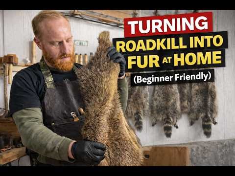Make Soft Fur From Roadkill at Home