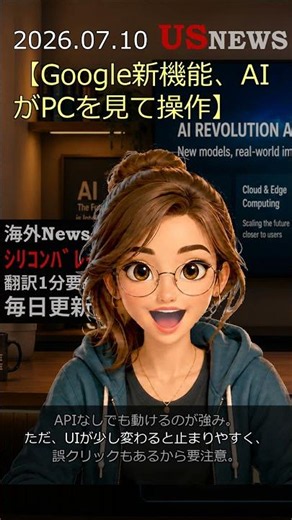 Google新機能 AIがPCを見て操作
