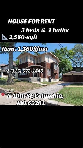 Charming 3-Bedroom House for Rent in Columbia, MO
