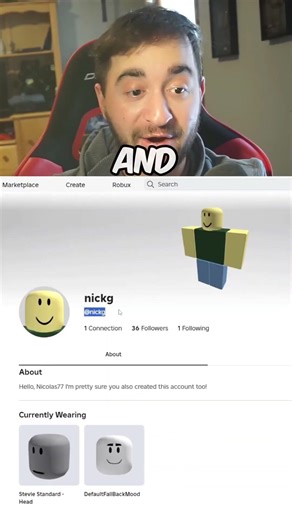 My SECRET First Roblox Account..