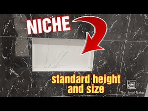 niche standard height and size #julyemz