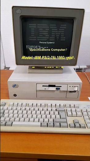 ✅Retro PC:1992year IBM 486SX33 startup Windows 95 ✅ #retrocomputing #vintagecomputers #retropc