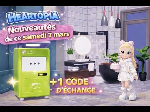 Heartopia 💗 | Nouveautés du 7 mars + 1 Code d'échange #heartopia #cozygaming #gamingfr #cozy
