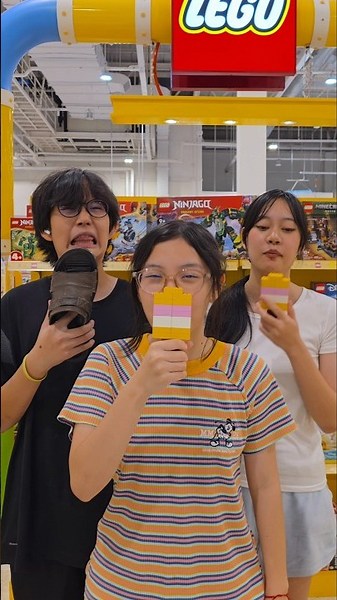 Cute Girl's LEGO Ice Cream😂 HaHaHa‼️ | JJaiPan #Shorts