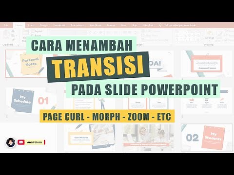 CARA MENAMBAHKAN TRANSISI PADA SLIDE POWERPOINT
