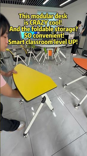 Modular + foldable = the coolest desk ever