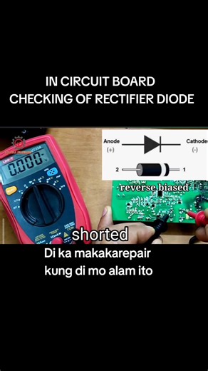 Checking Rectifier Diode in Circuit Boards
